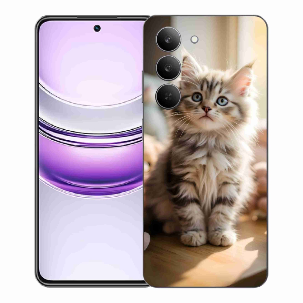 mmCase gél tok a Realme 14x 5G-hez – aranyos cica 10