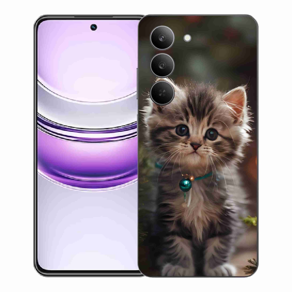mmCase gél tok a Realme 14x 5G-hez – aranyos cica 11