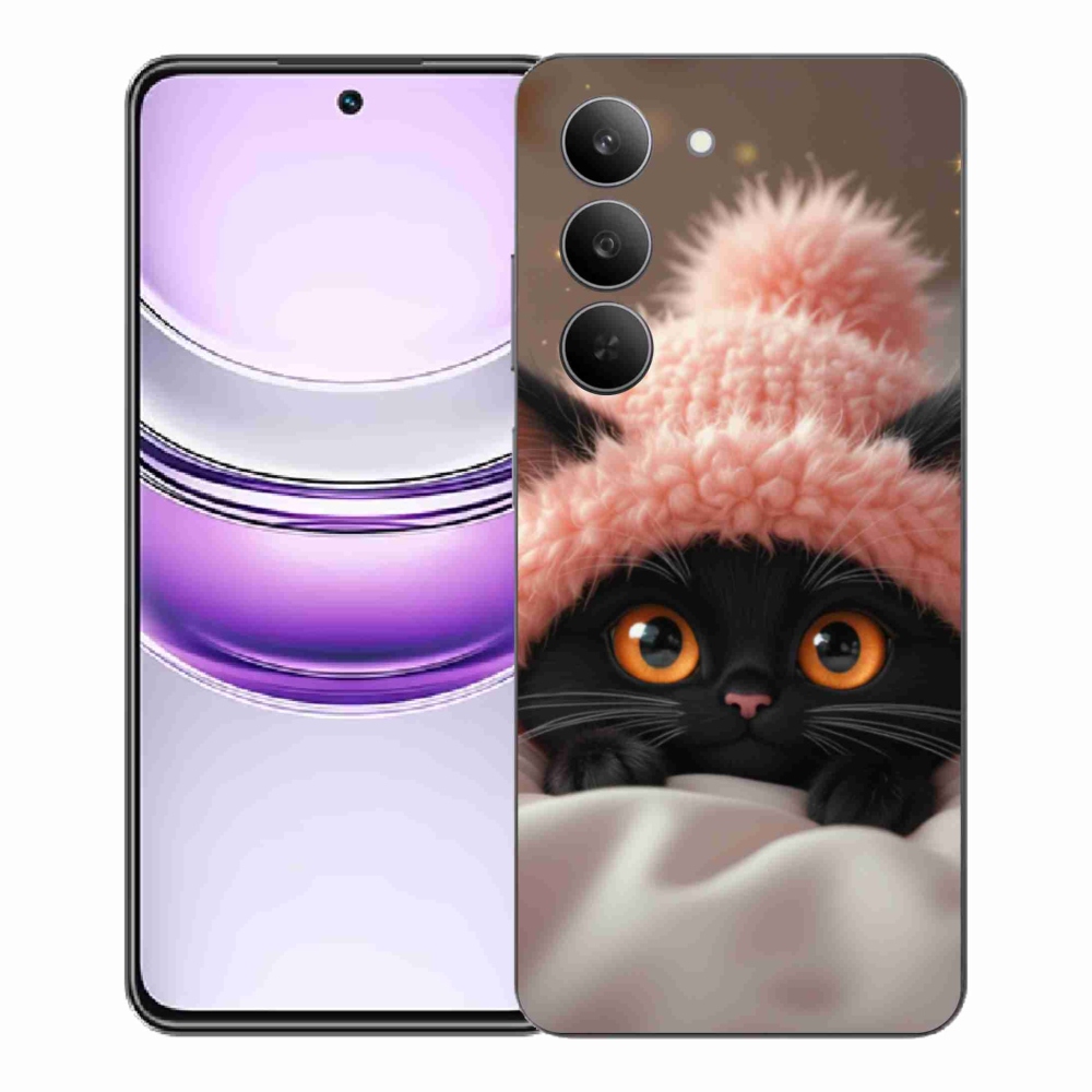 Gél borító mmCase a Realme 14x 5G készülékhez - aranyos cica 7