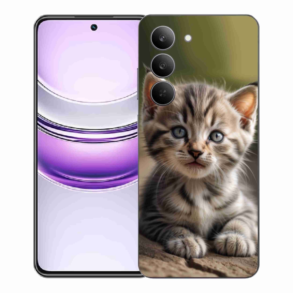 Gél borító mmCase a Realme 14x 5G készülékhez - aranyos cica 9