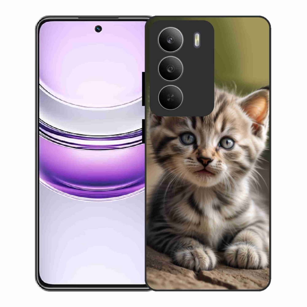 Gél borító mmCase a Realme 14x 5G készülékhez - aranyos cica 9