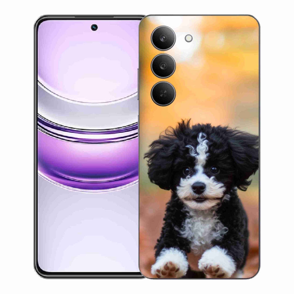 Gél borítás mmCase a Realme 14x 5G-hez - aranyos kiskutya 2