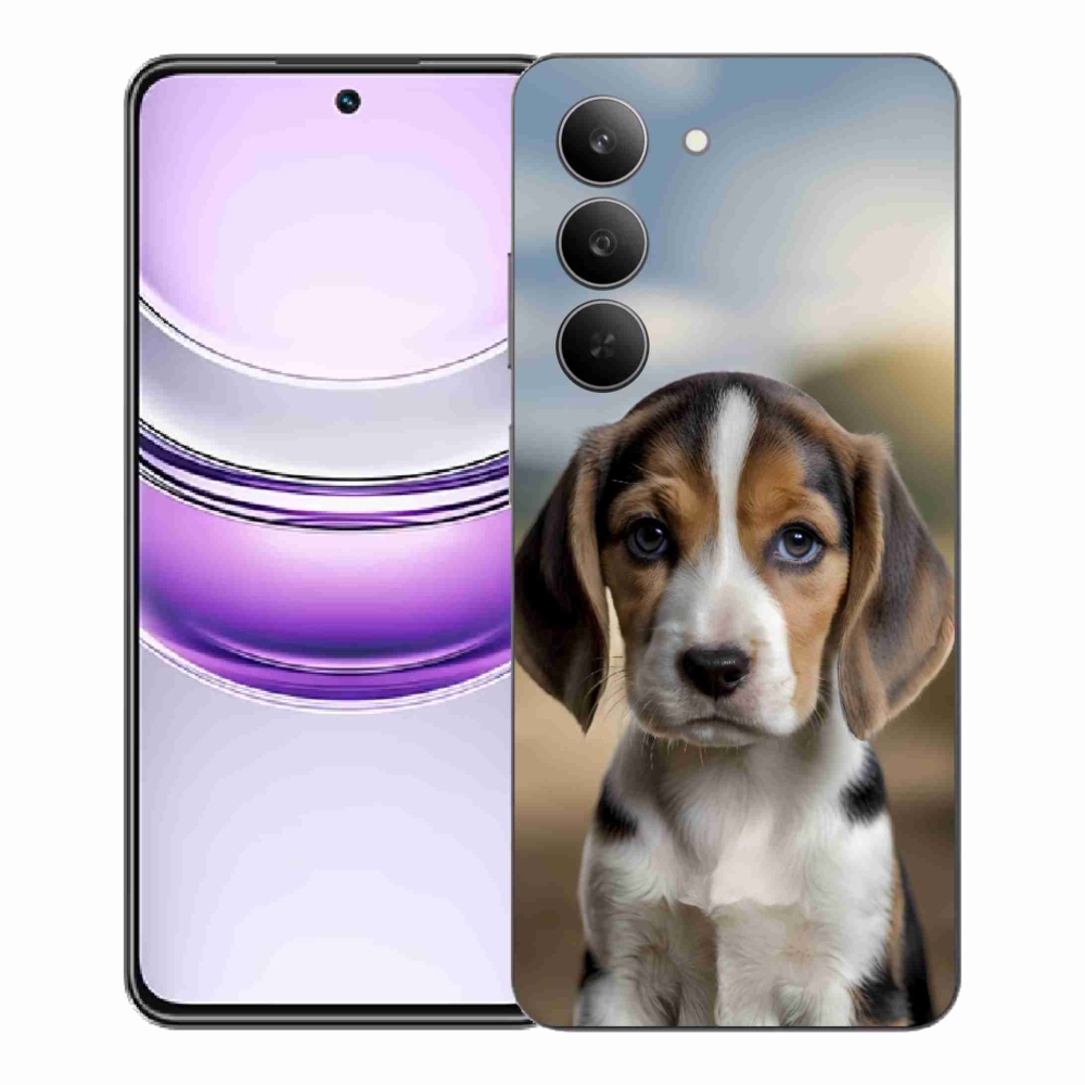 mmCase gél tok a Realme 14x 5G-hez – aranyos beagle