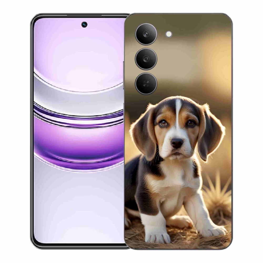 mmCase gél tok a Realme 14x 5G-hez – aranyos beagle