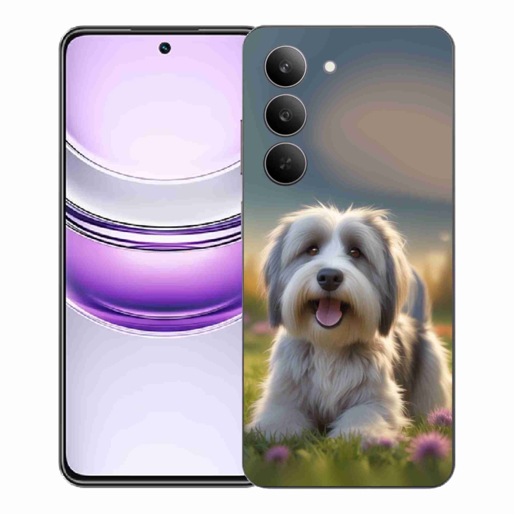 mmCase gél tok a Realme 14x 5G-hez – aranyos havannai kutyus