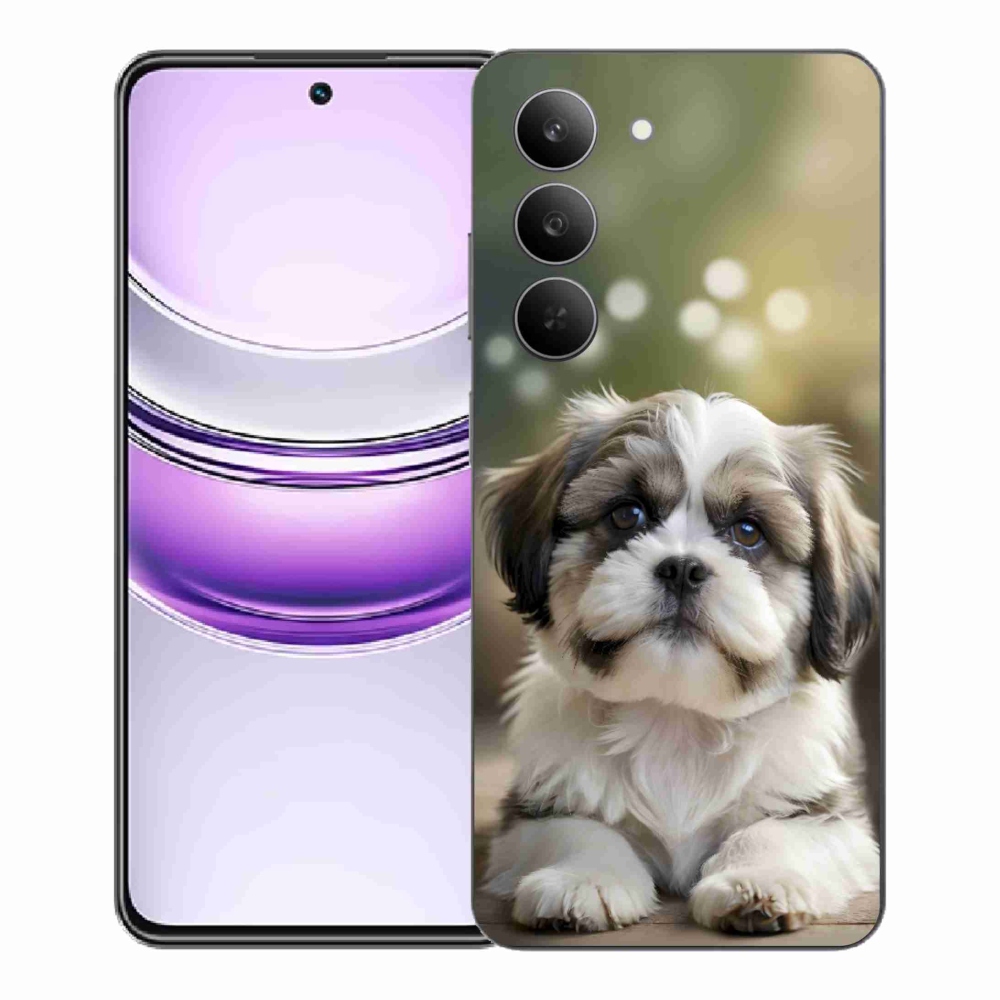 mmCase gél tok a Realme 14x 5G-hez – aranyos shih-tzu
