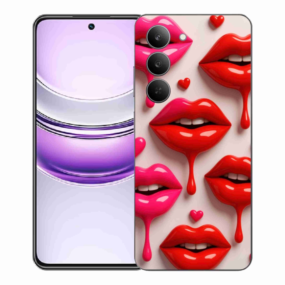 Gél borítás mmCase a Realme 14x 5G készülékhez - ajkak 2