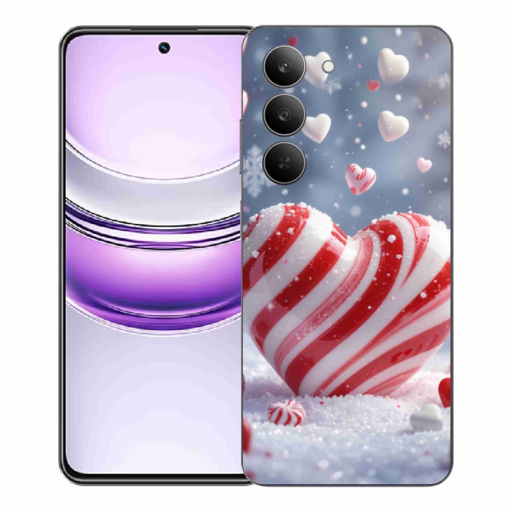 Gél borítás mmCase a Realme 14x 5G készülékhez - édes szív