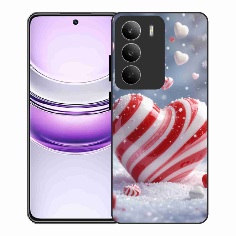 Gél borítás mmCase a Realme 14x 5G készülékhez - édes szív