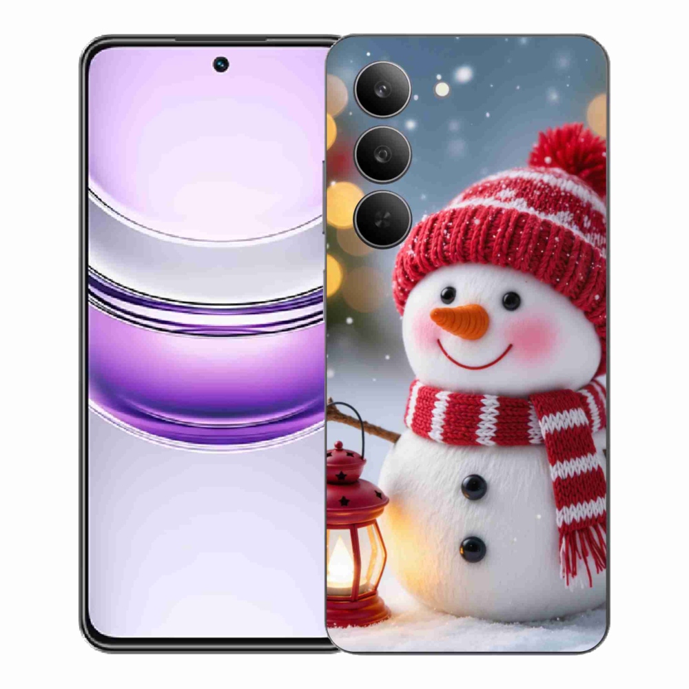 Gél borítás mmCase a Realme 14x 5G készülékhez - hóember 2