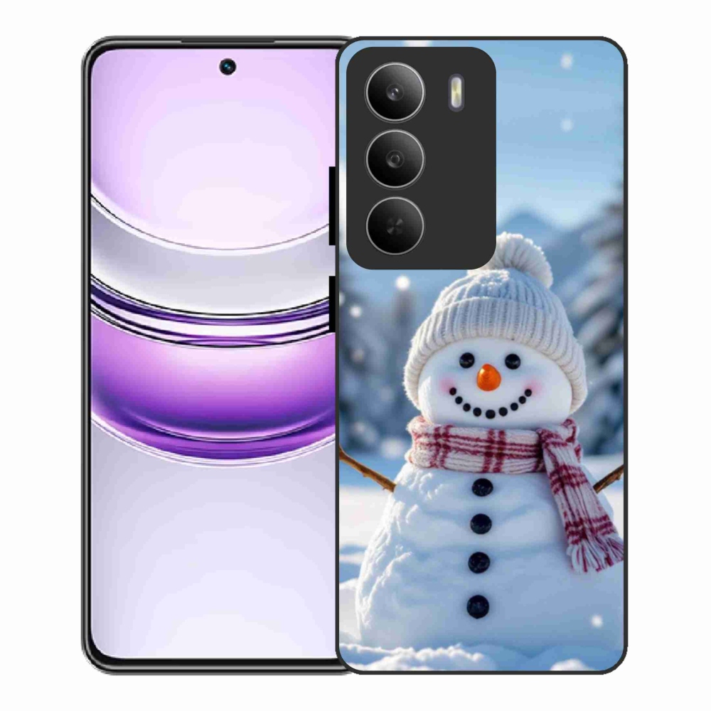 Gél borítás mmCase a Realme 14x 5G készülékhez - hóember 3