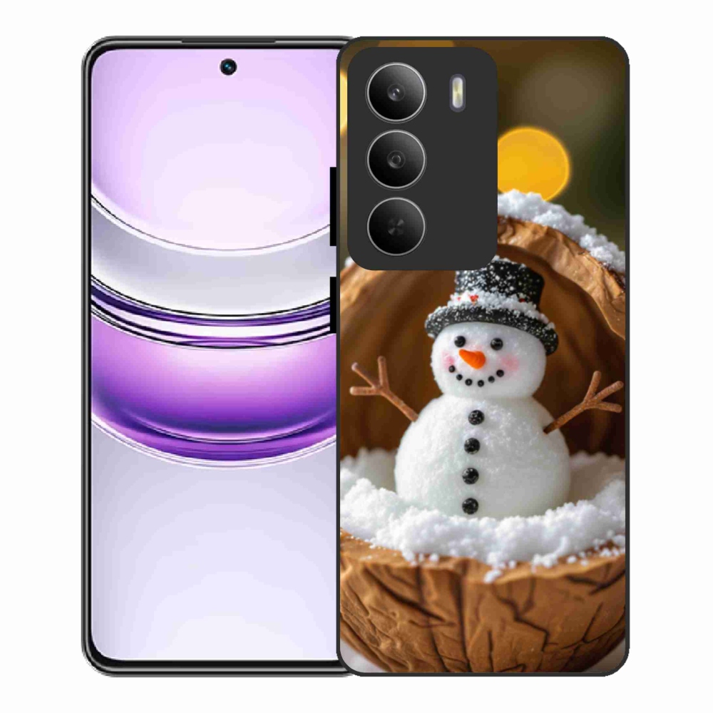 Gél borítás mmCase a Realme 14x 5G készülékhez - hóember 4