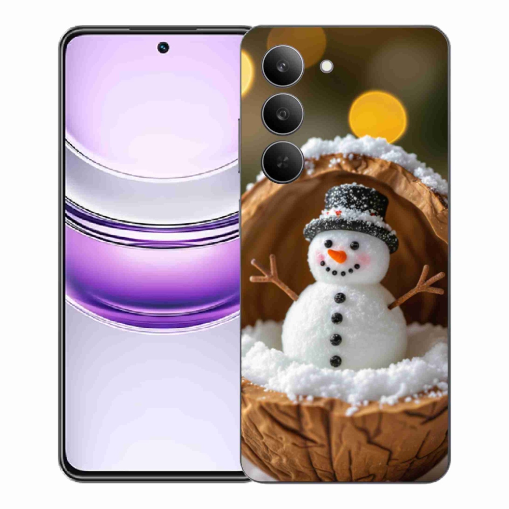 Gél borítás mmCase a Realme 14x 5G készülékhez - hóember 4