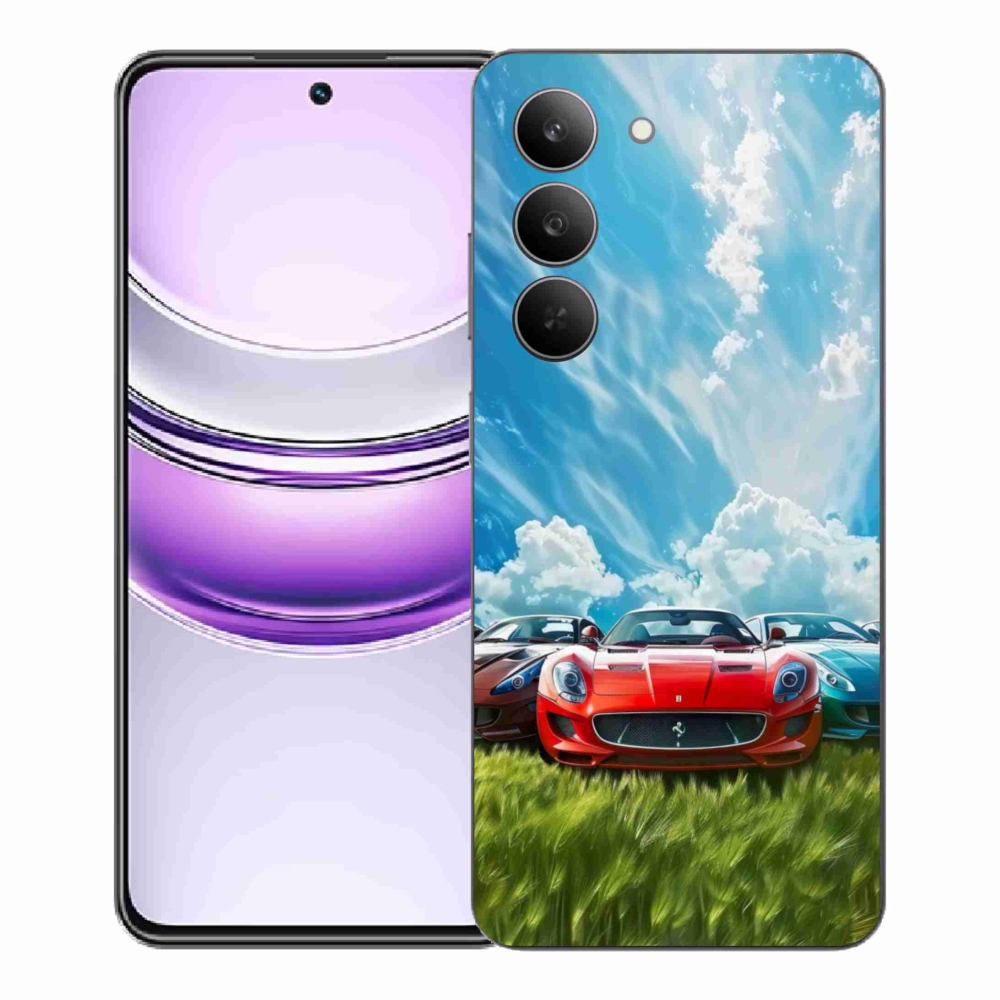 Gél borítás mmCase a Realme 14x 5G-hez - sportkocsikhoz