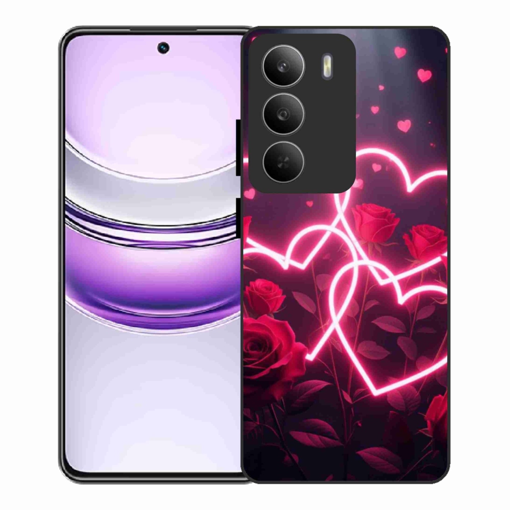Gél borítás mmCase a Realme 14x 5G készülékhez - Szerelem szíve