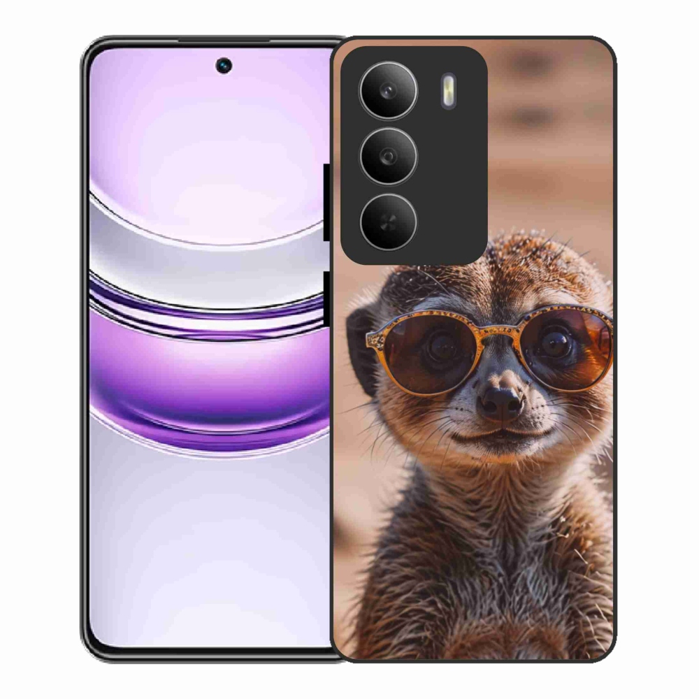 Gél borítás mmCase a Realme 14x 5G készülékhez - stílusos surikata