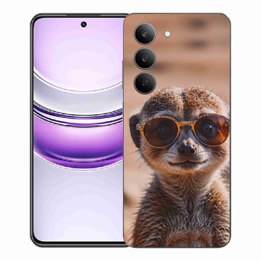 Gél borítás mmCase a Realme 14x 5G készülékhez - stílusos surikata