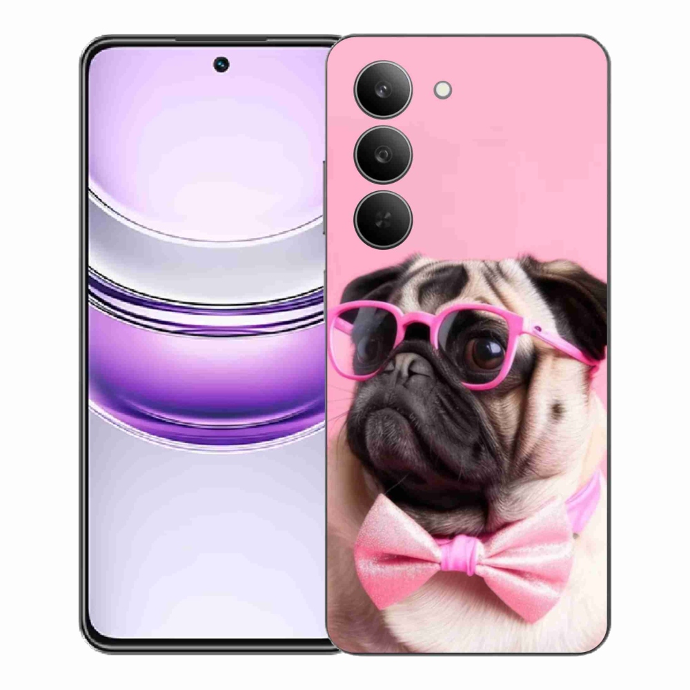 Gél borító mmCase a Realme 14x 5G készülékhez - stílusos mopsz