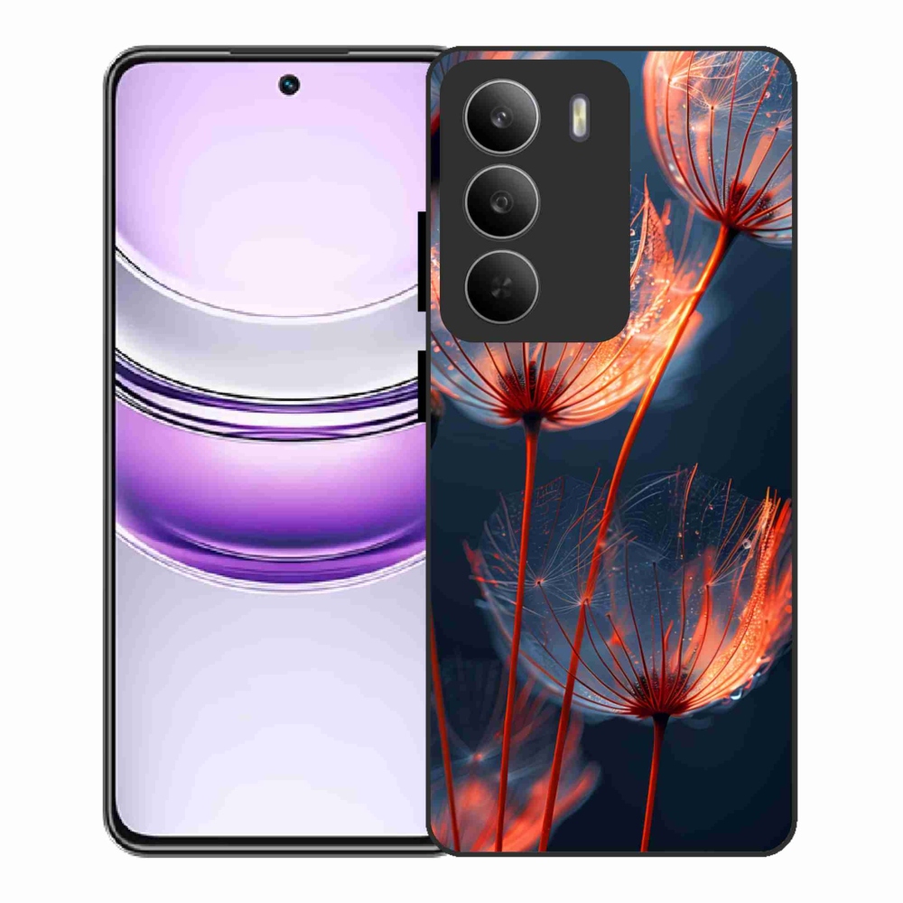 Gél borító mmCase a Realme 14x 5G-hez - világító pehely