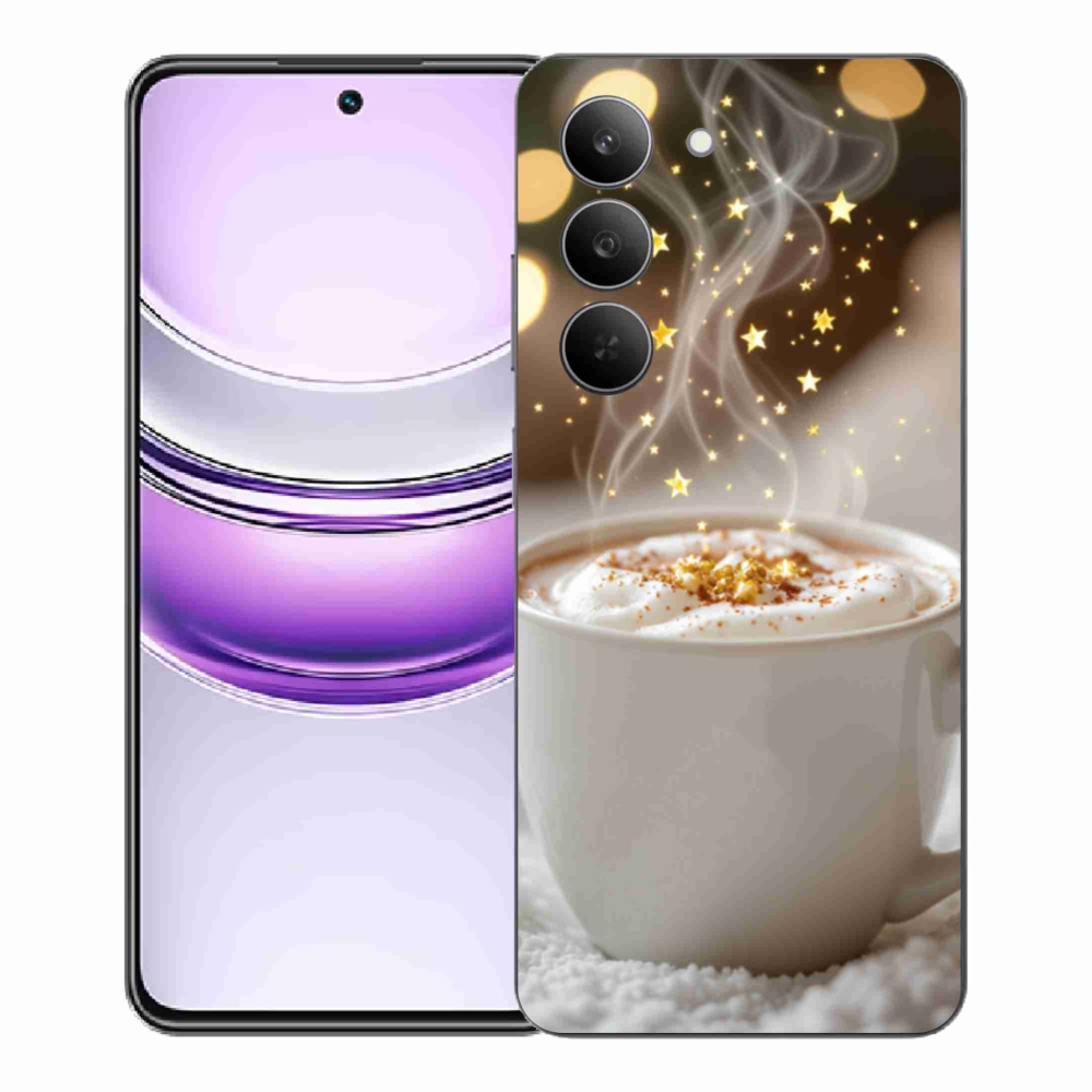 Gél borítás mmCase a Realme 14x 5G-hez - Karácsonyi forró ital