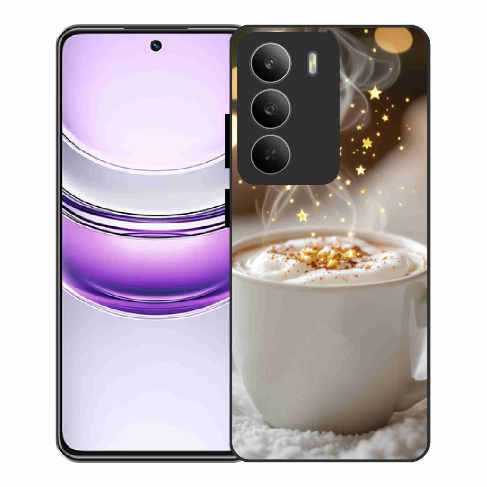 Gél borítás mmCase a Realme 14x 5G-hez - Karácsonyi forró ital