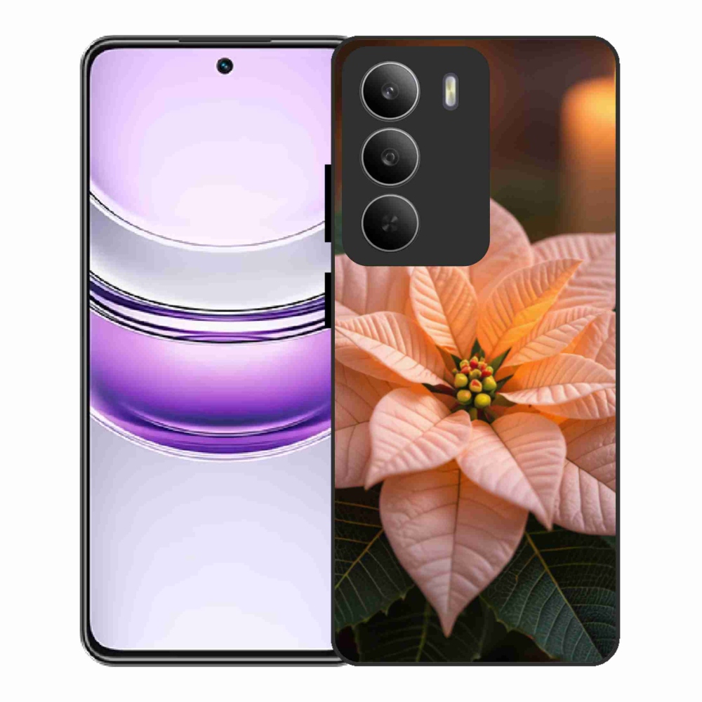 Gél borító mmCase a Realme 14x 5G készülékhez - mikulásvirág