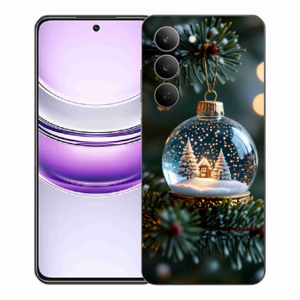 Gél borítás mmCase a Realme 14x 5G-hez - Karácsonyi gömb 2