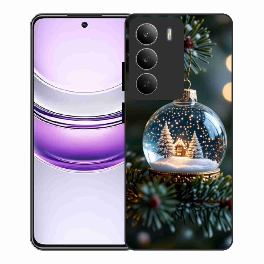 Gél borítás mmCase a Realme 14x 5G-hez - Karácsonyi gömb 2