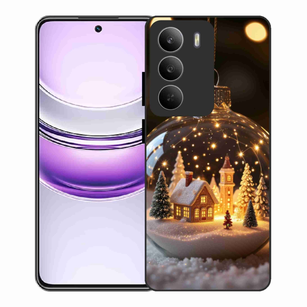 Gél borítás mmCase a Realme 14x 5G-hez - Karácsonyi gömb 3