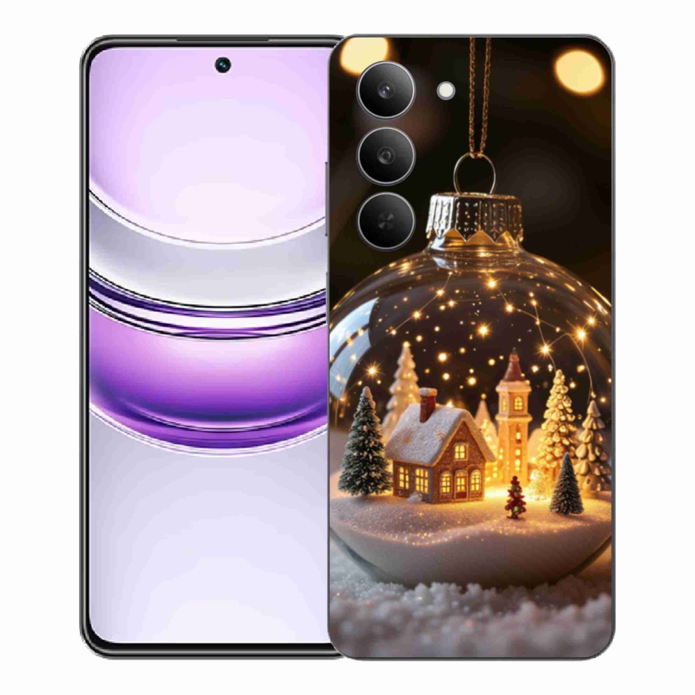 Gél borítás mmCase a Realme 14x 5G-hez - Karácsonyi gömb 3
