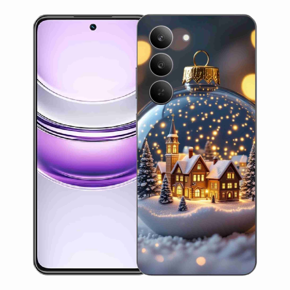 Gél borítás mmCase a Realme 14x 5G-hez - Karácsonyi gömb 4