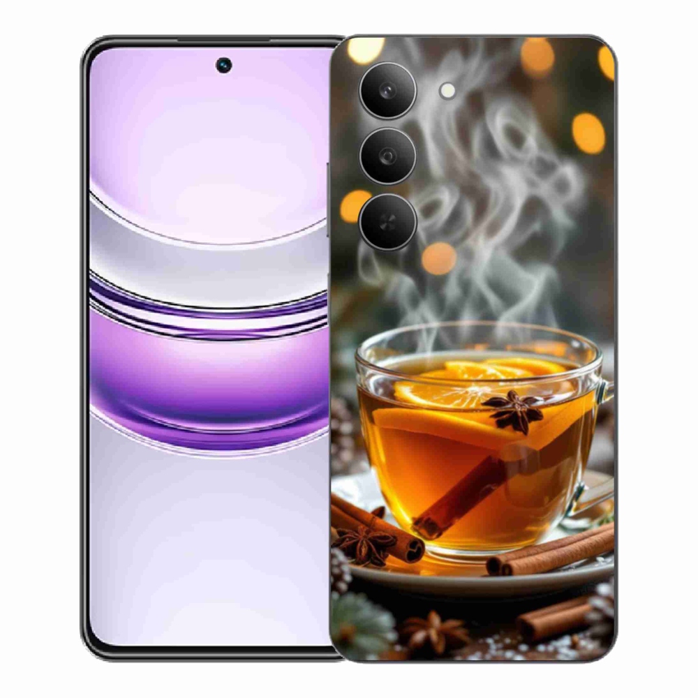 Gél borító mmCase a Realme 14x 5G készülékhez - karácsonyi lyukasztás