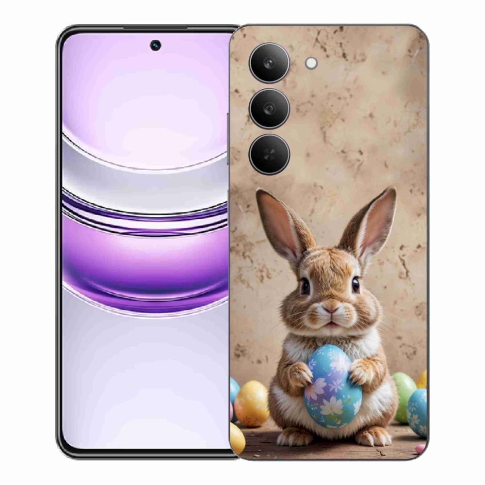 mmCase gél tok a Realme 14x 5G-hez – húsvéti nyuszi