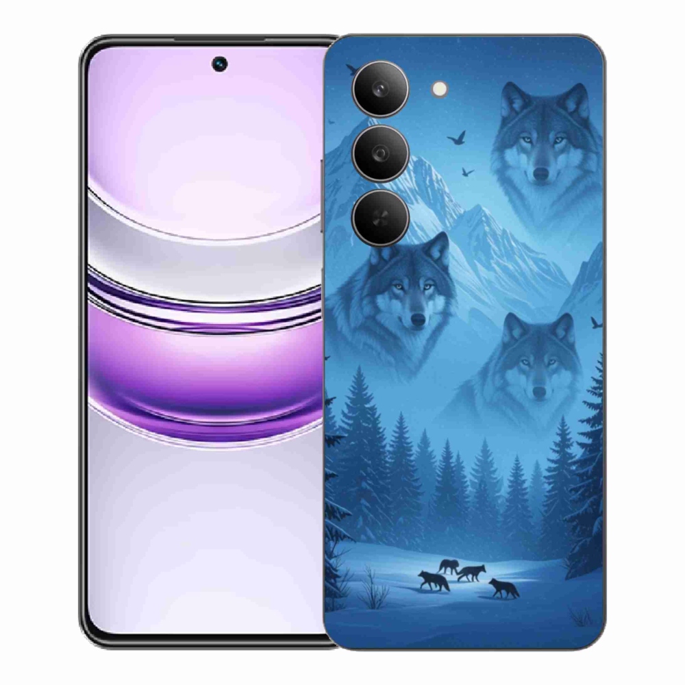 Gél borító mmCase a Realme 14x 5G készülékhez - farkas csomag
