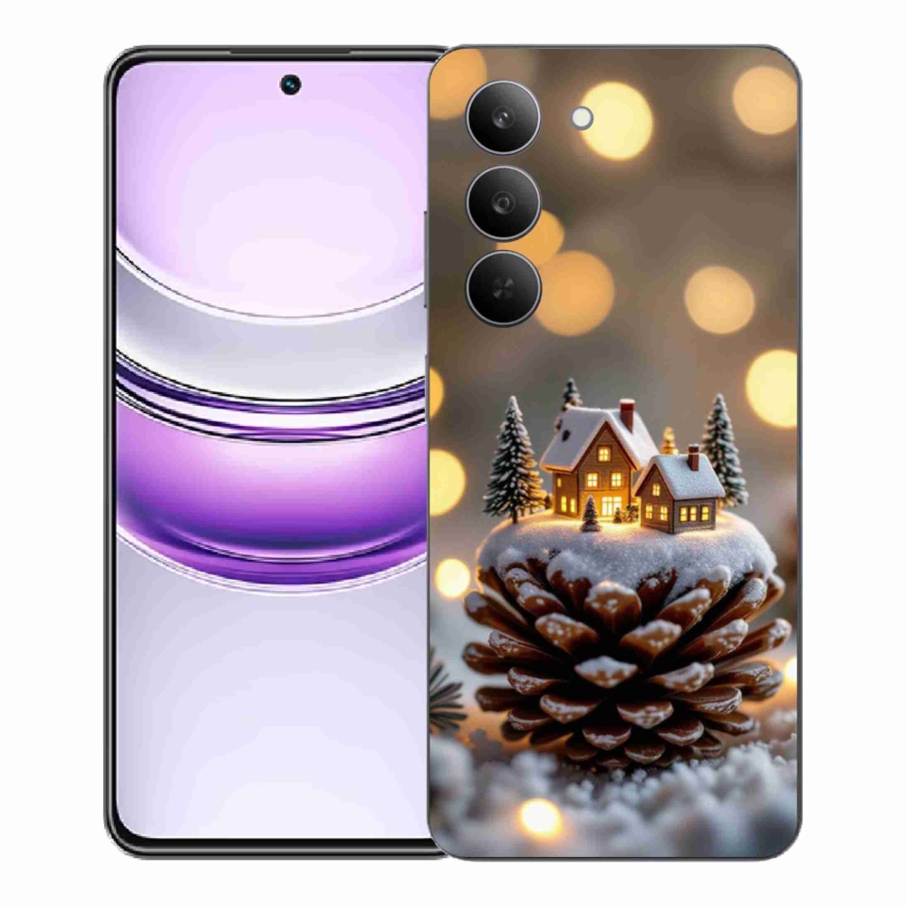 mmCase gél tok a Realme 14x 5G-hez – téli falu