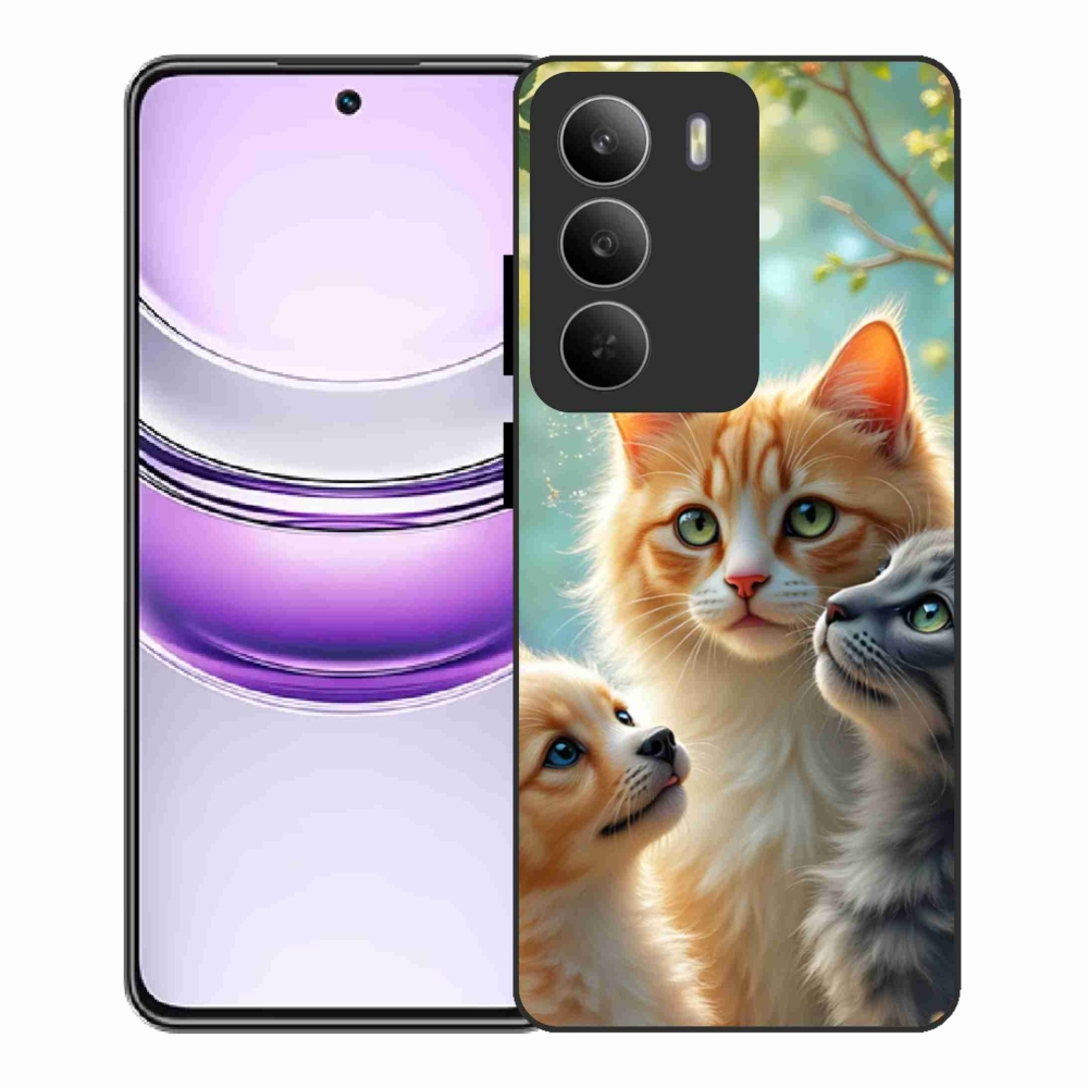 Gél borítás mmCase a Realme 14x 5G készülékhez - Állati barátság 2