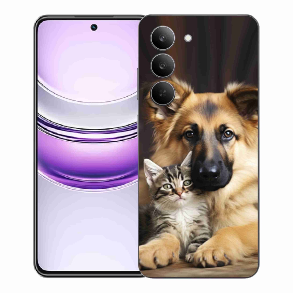 Gél borító mmCase a Realme 14x 5G készülékhez - állatbarátság