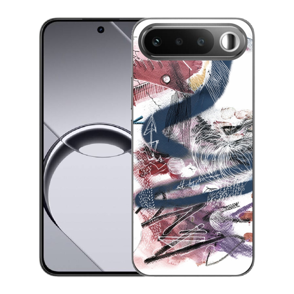 mmCase gélhuzat a Realme 16 5G-hez – absztrakt motívum 28