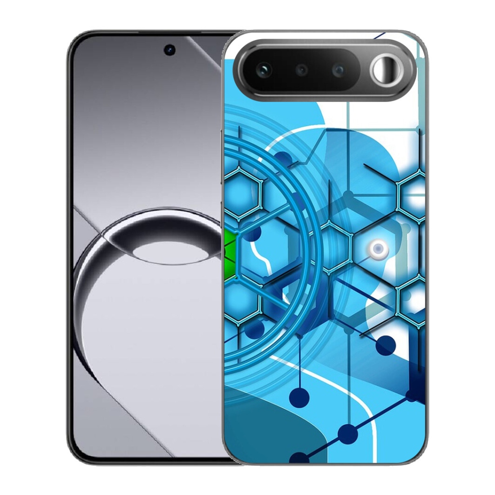mmCase gél tok a Realme 16 5G-hez – absztrakt minta 2