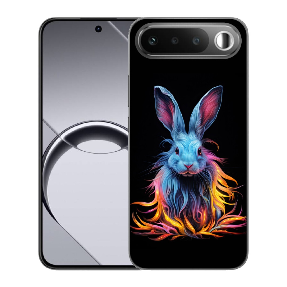 mmCase gélhuzat a Realme 16 5G-hez – absztrakt nyúl