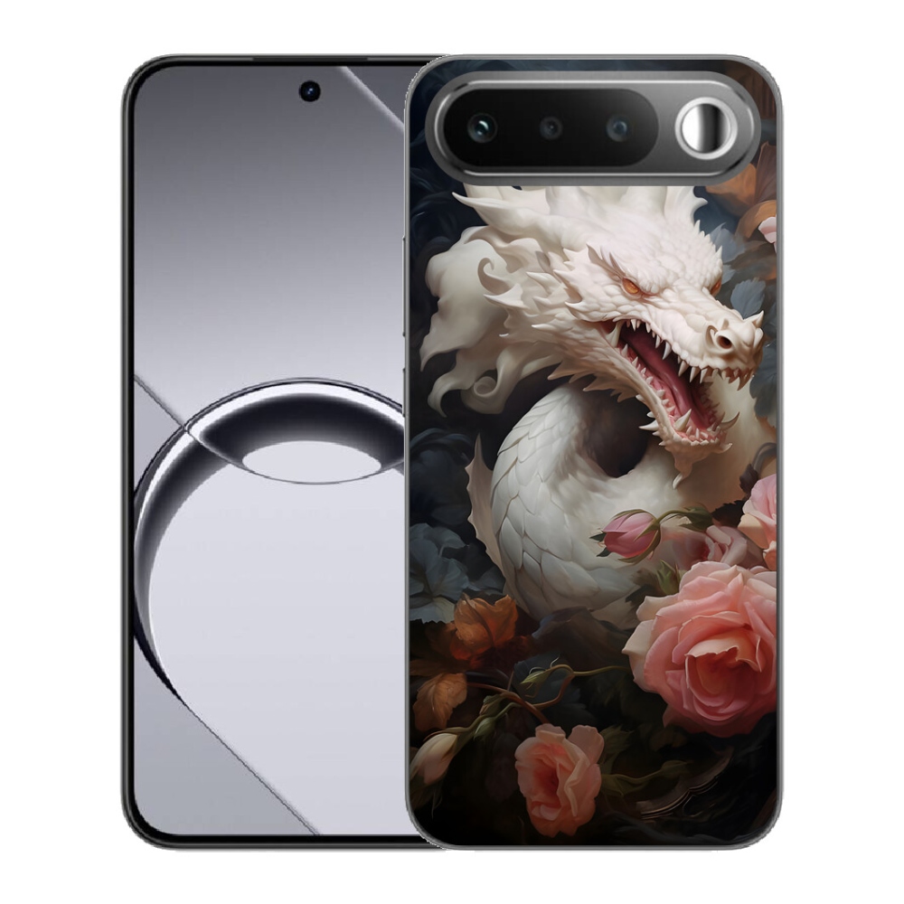 mmCase géltok a Realme 16 5G-hez – fehér sárkány