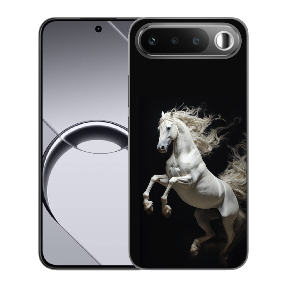 mmCase gélhuzat a Realme 16 5G-hez – fehér ló 4