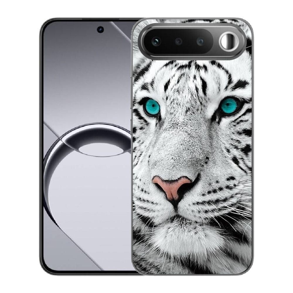 mmCase gélhuzat a Realme 16 5G-hez – fehér tigris