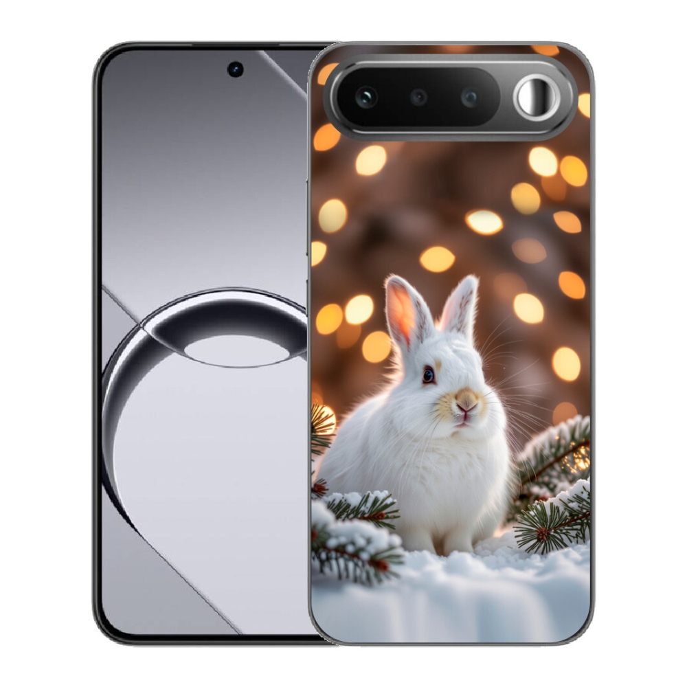 mmCase gélhuzat a Realme 16 5G-hez – fehér nyúl
