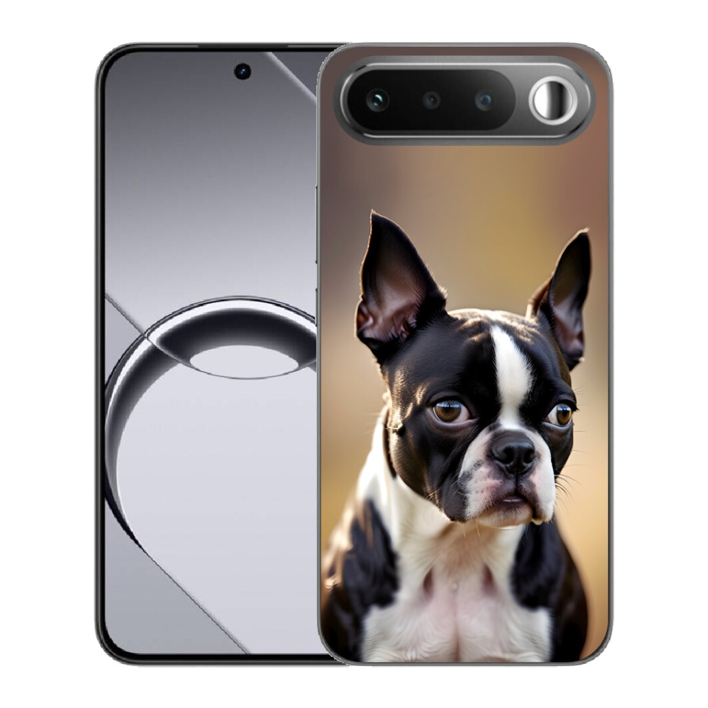 mmCase gél tok a Realme 16 5G-hez – bostoni terrier