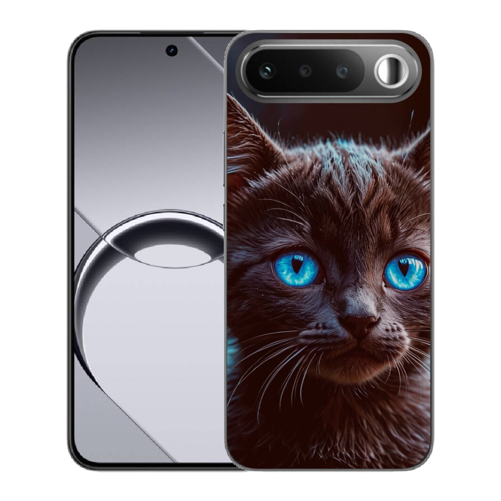 mmCase gél tok a Realme 16 5G-hez – fekete cica 2