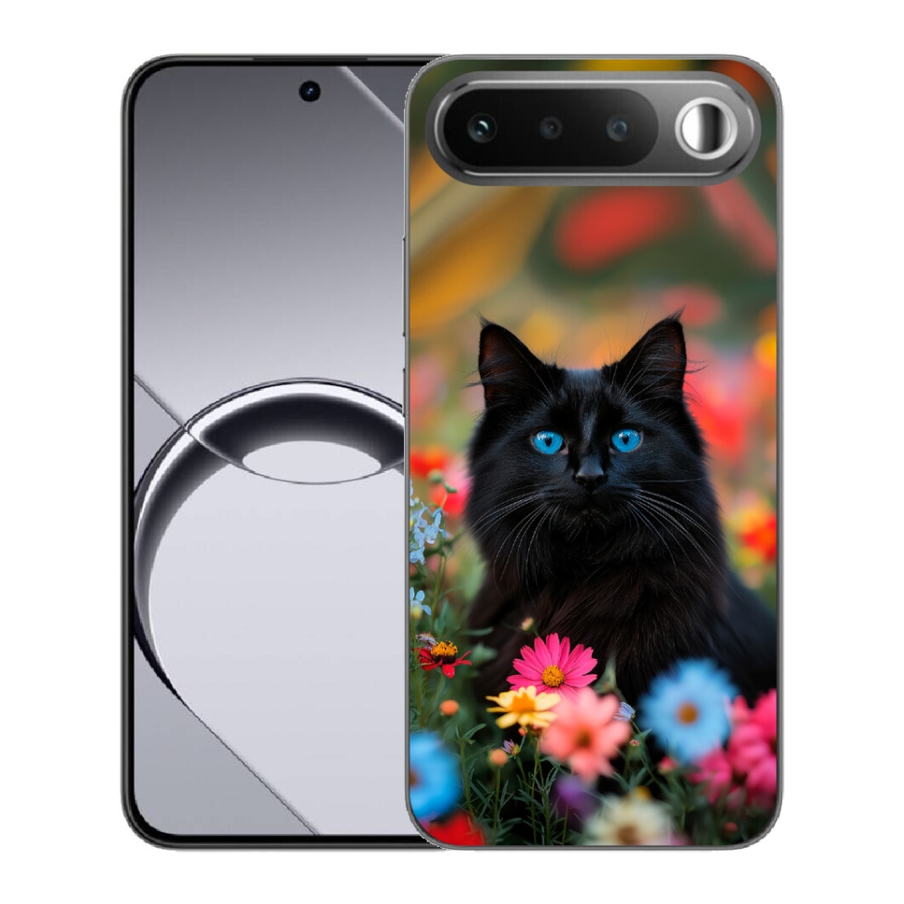 mmCase gél tok a Realme 16 5G-hez – fekete cica 4