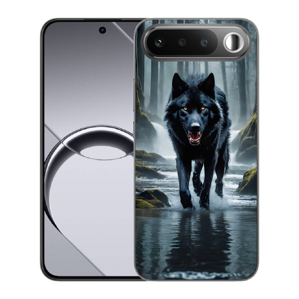 mmCase géltok a Realme 16 5G-hez – fekete farkas