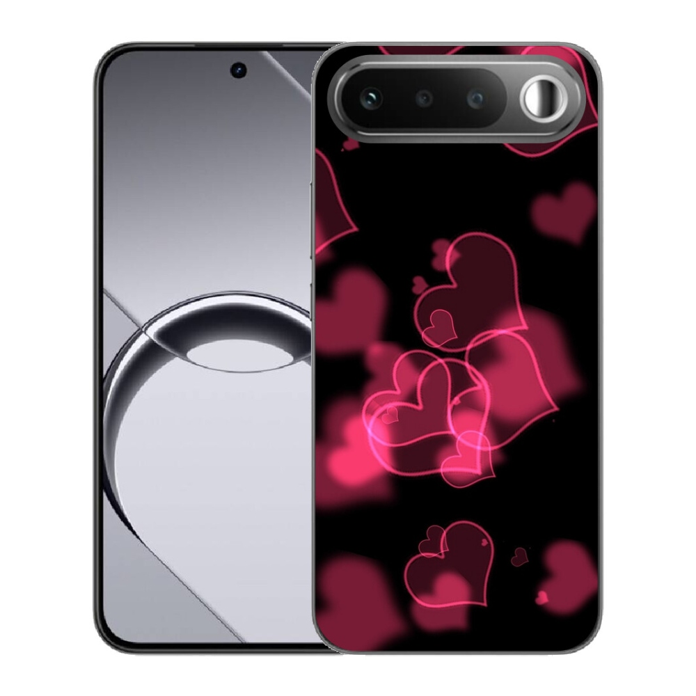 mmCase géltok a Realme 16 5G-hez – piros szívecskék
