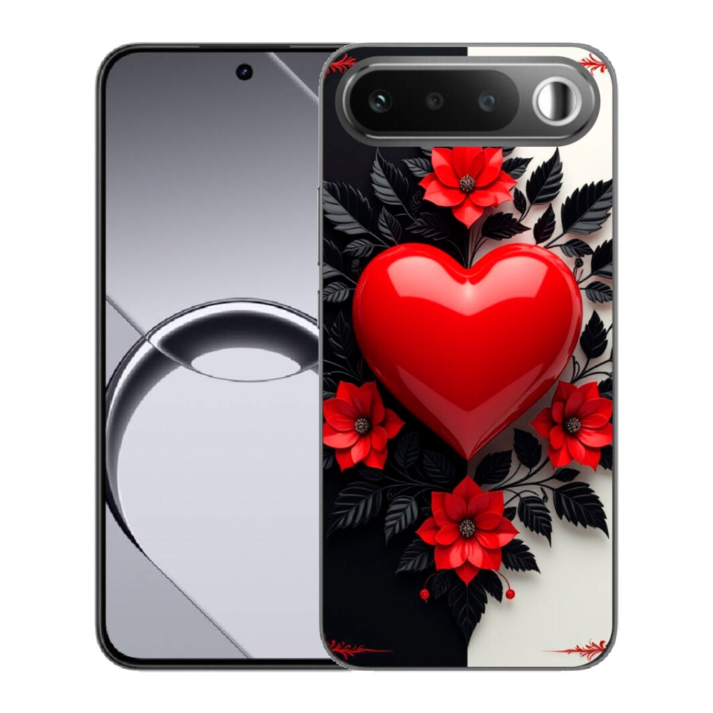 mmCase géltok a Realme 16 5G-hez – piros szív